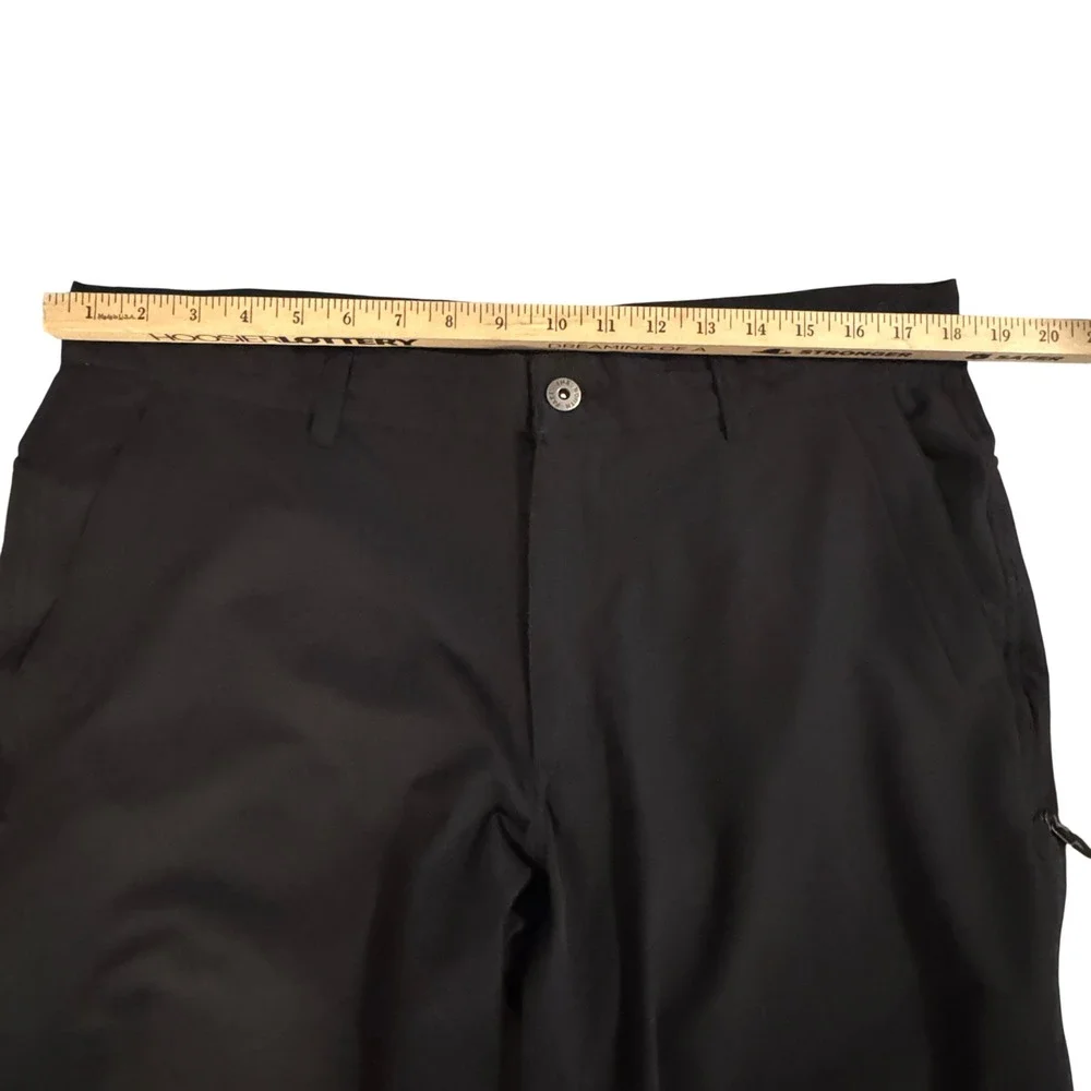 The North Face Paramount Shorts Black Stretch Hiking Outdoor Mens Sz 36 FlashDry